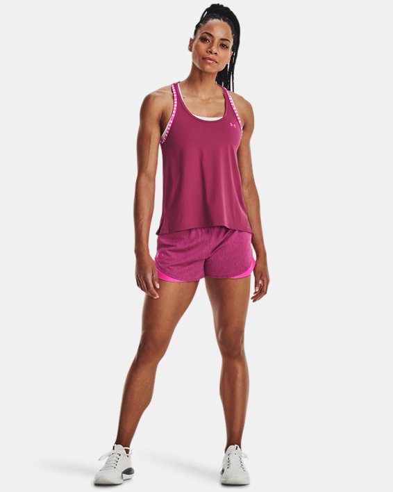 Women's UA Knockout Tank in Purple image number 2